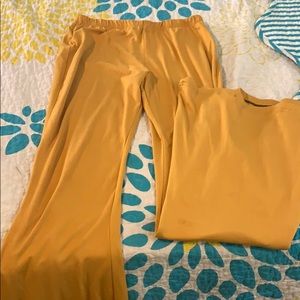 Mustard pants